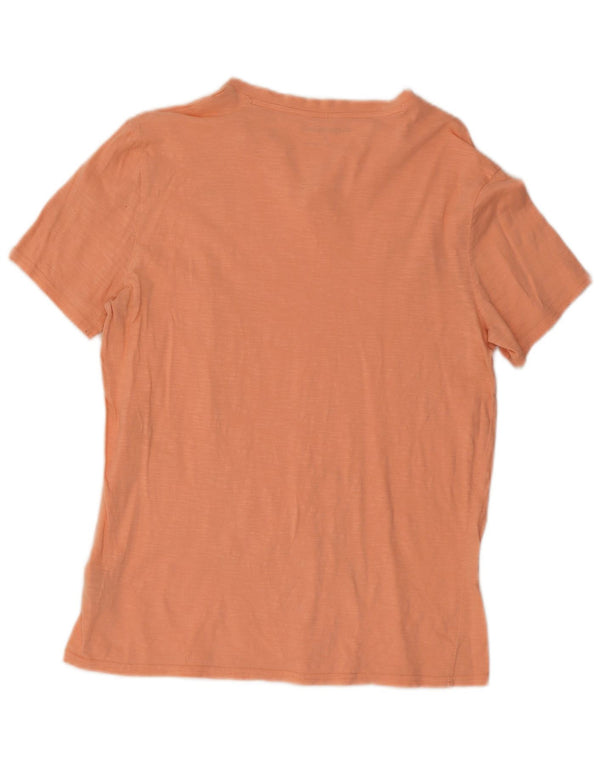 Tricou grafic Calvin Klein pentru femei cu mânecă scurtă Top UK 12 portocaliu mediu
