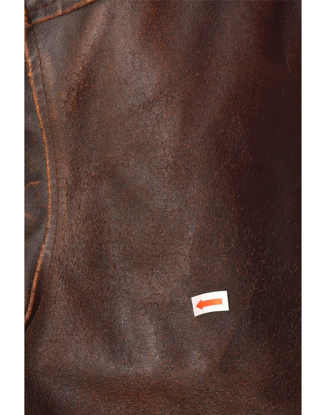 Jachetă din piele pentru bărbați ALAN GORDON IT 52 XL din piele maro