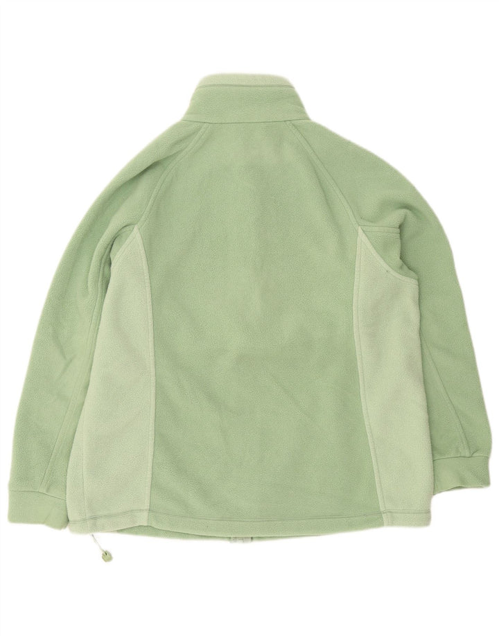 Jachetă fleece pentru femei Marks & Spencer UK 14 mare, verde, colorblock