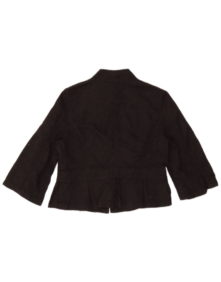 Marks & Spencer jachetă bolero cu mâneci 3/4 pentru femei UK 16 mare neagră