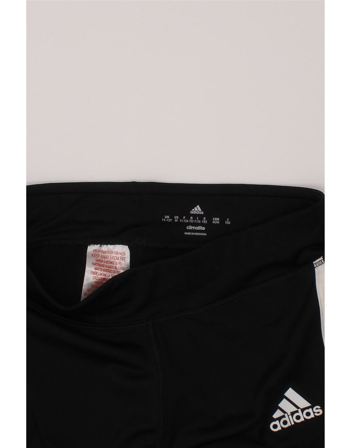 Leggings Climalite ADIDAS pentru fete 11-12 ani poliester negru
