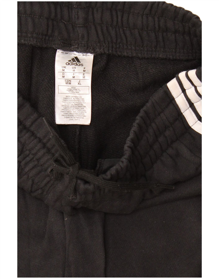 Pantaloni de trening pentru bărbați Adidas Pantaloni de jogging, bumbac mediu negru