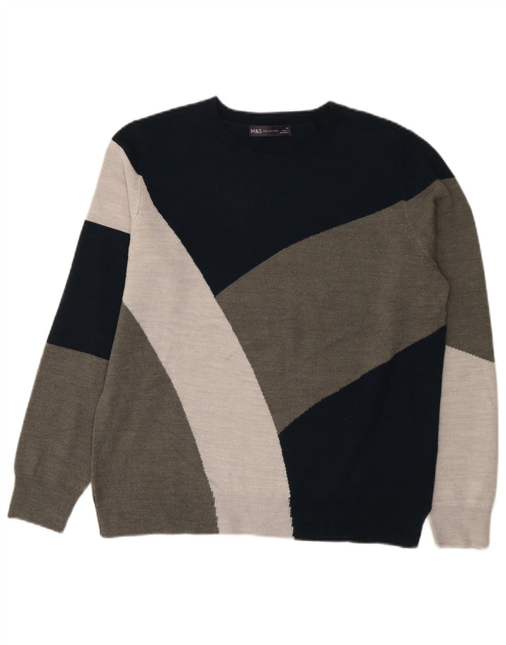 Pulover pentru femei Marks & Spencer cu gât cu barca UK 14 mare, multicolor