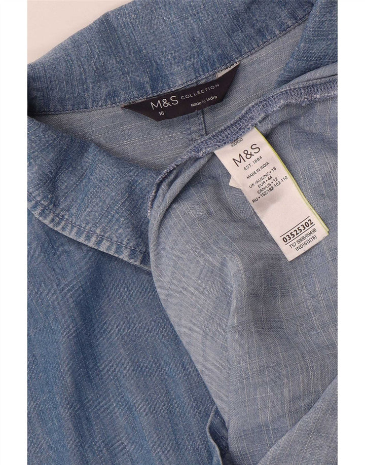Costum pentru femei Marks & Spencer UK 16 Lyocell mare albastru