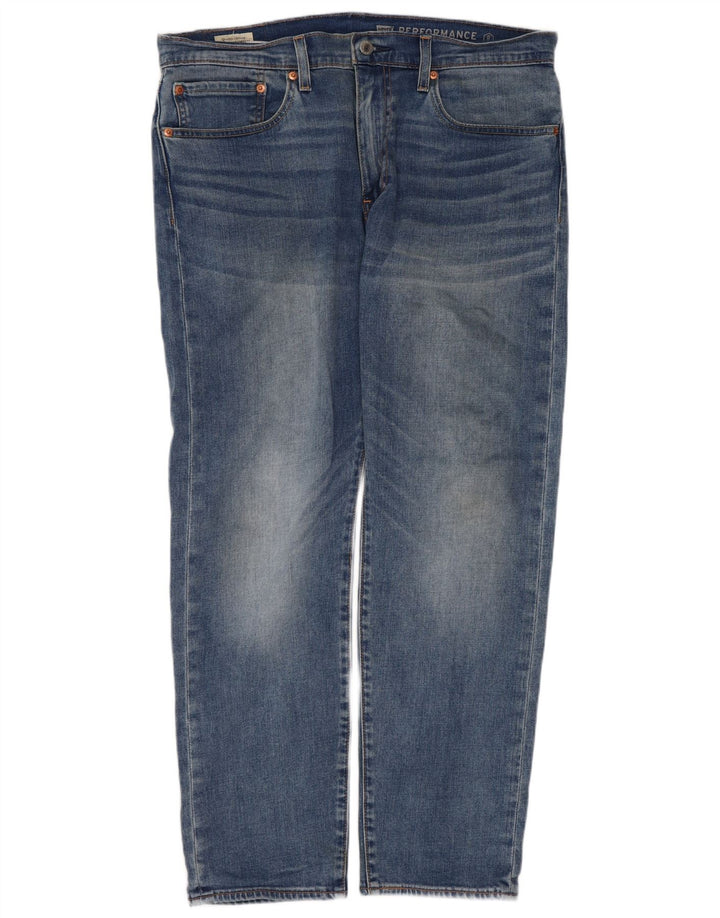 Blugi drepti pentru bărbați Levi's 502 W34 L30 Bumbac albastru