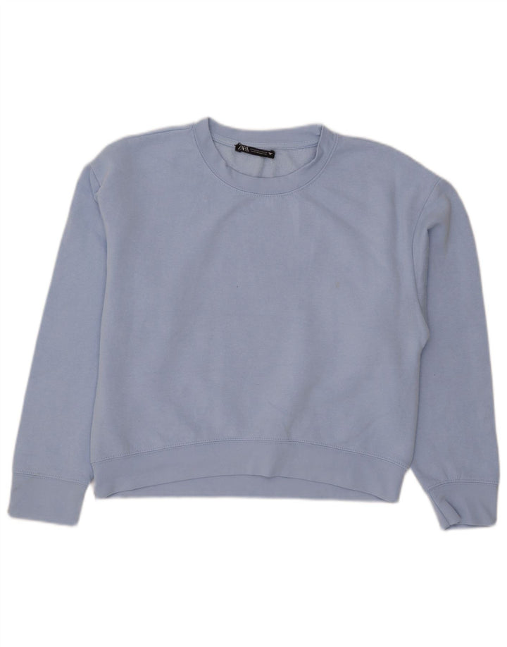 Pulover pentru Damă Zara UK 14 Albastru Mediu