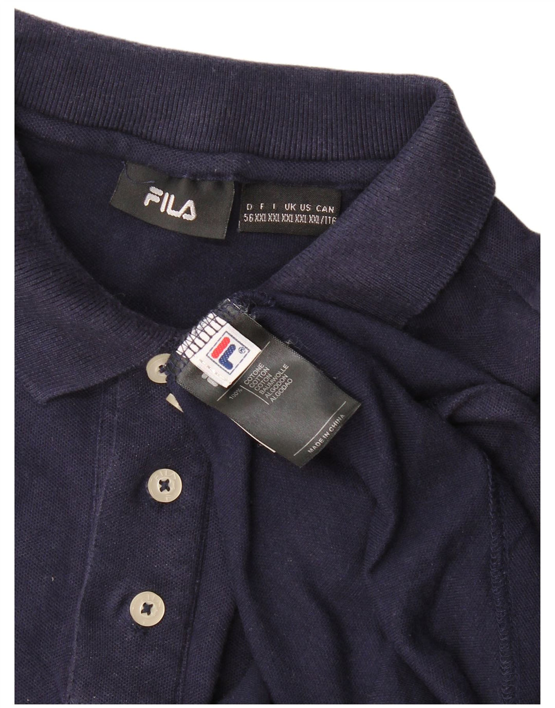 Tricou Polo Fila Barbati 2XL Bumbac Bleumarin