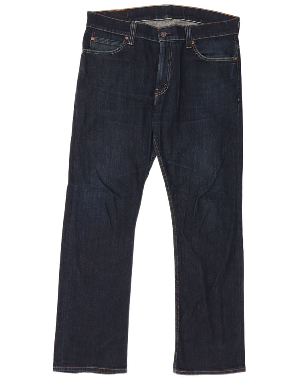 Blugi drepti pentru bărbați Levi's 506 W38 L32 Bumbac bleumarin
