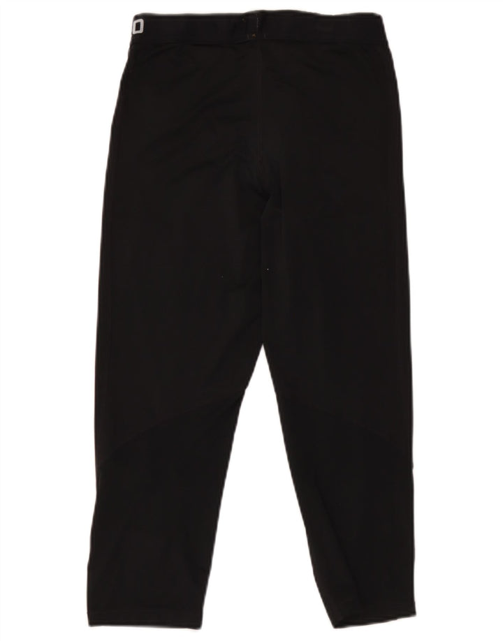 Pantaloni de trening Nike Graphic Capri pentru femei UK 12 Poliester mediu negru