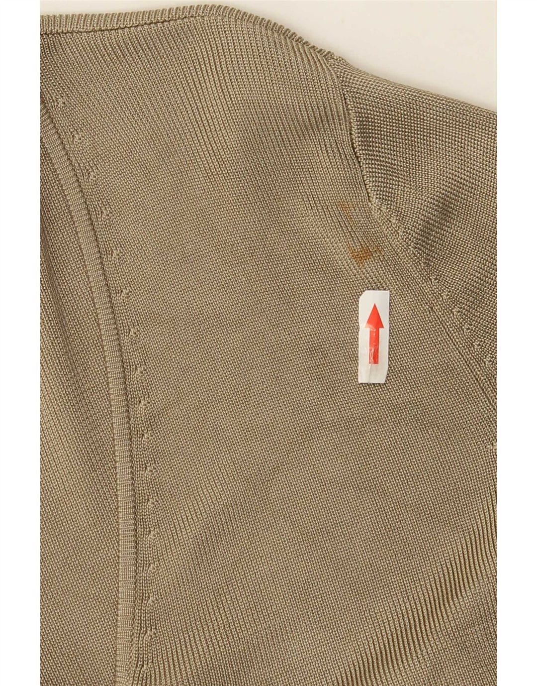 Pulover cardigan Oui pentru femei UK 12 Medium Khaki Viscose