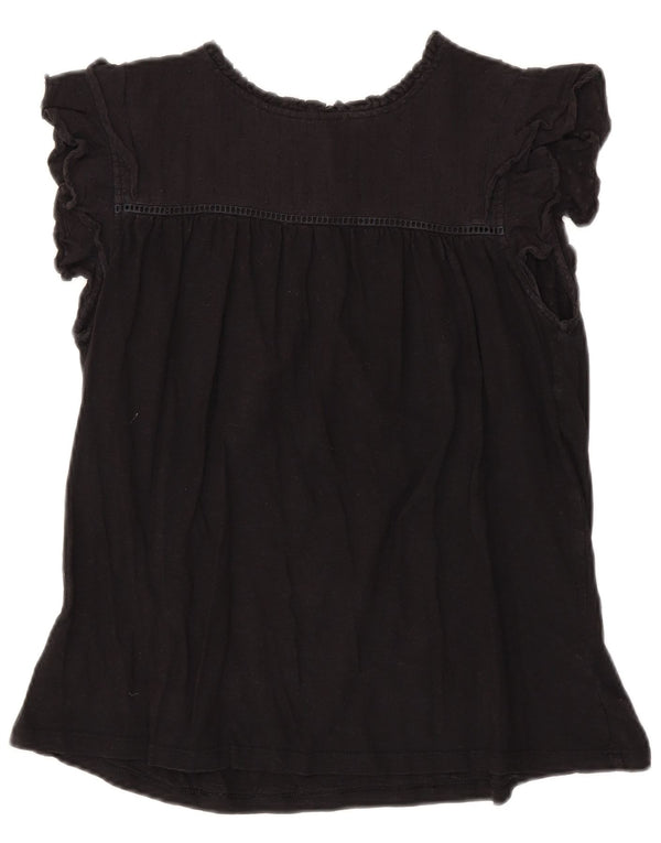 Bluză pentru femei Fat Face UK 14, mare, negru, bumbac