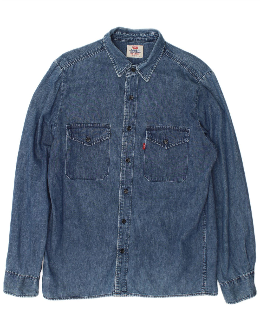 Cămașă de blugi pentru bărbați Levi's, mare, albastru, bumbac