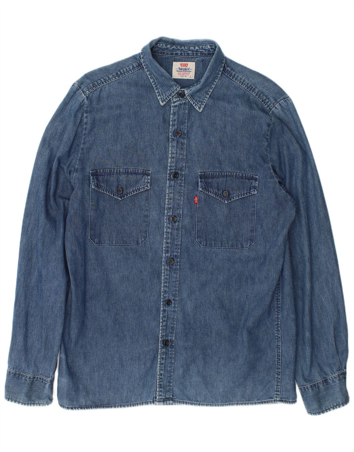 Cămașă de blugi pentru bărbați Levi's, mare, albastru, bumbac