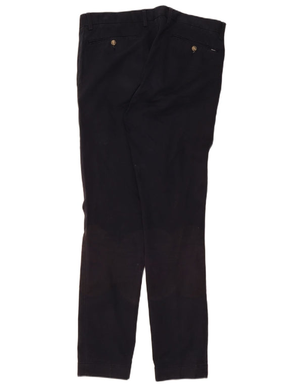 Pantaloni de costum Polo Ralph Lauren Slim Fit pentru bărbați L34 L32 Bumbac bleumarin
