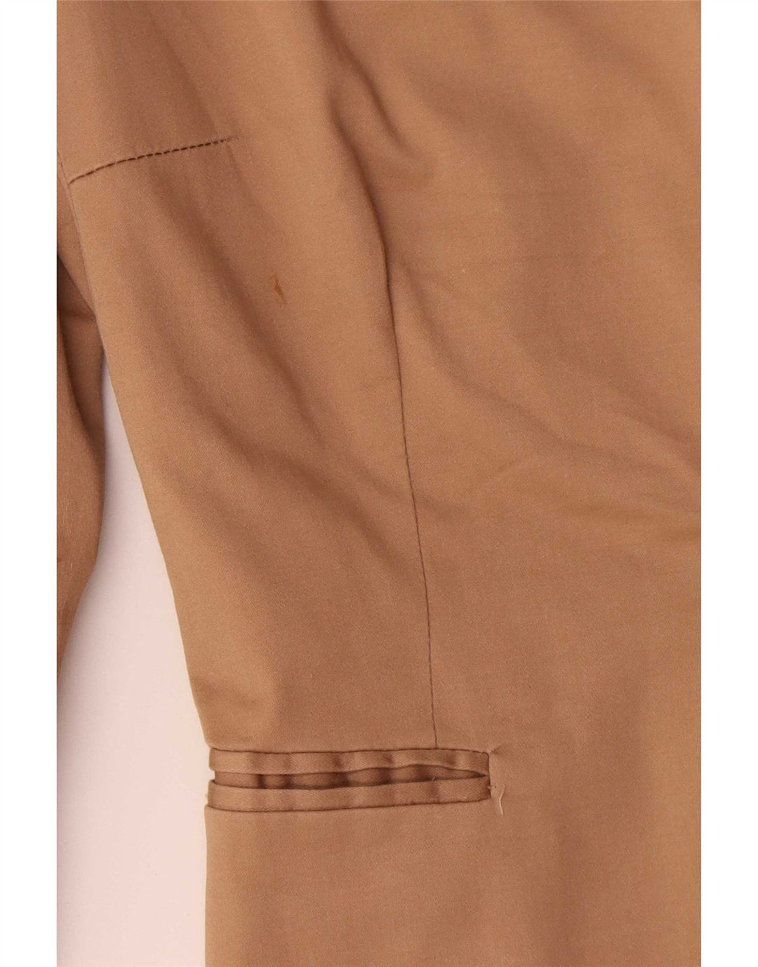 Jachetă Blazer Femei Zara 1 Buton EU 38 Bumbac Maro Mic