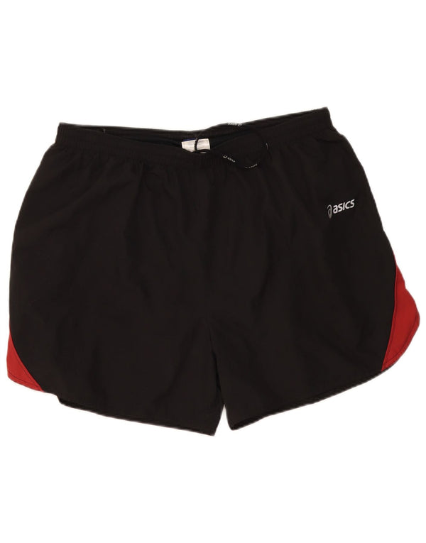 Pantaloni scurți sport Asics pentru bărbați 2XL, negru, poliester color bloc