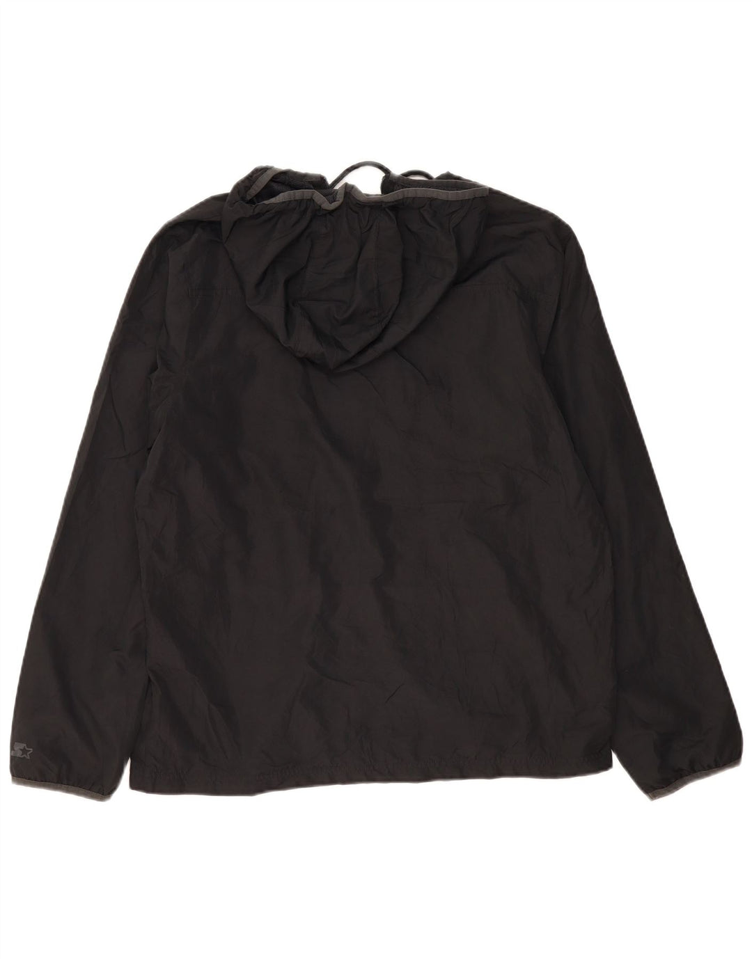 Jachetă de ploaie cu glugă pentru bărbați STARTER UK 40 mare, gri, poliester color bloc