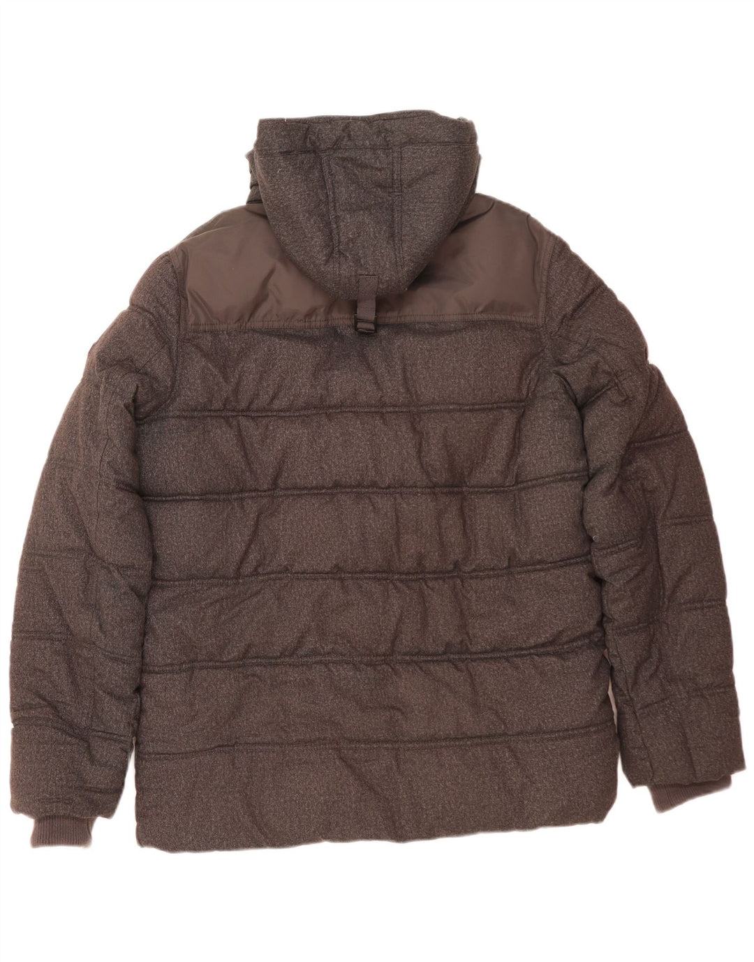 Jachetă căptușită cu glugă pentru bărbați Tommy Hilfiger UK 40 mare, gri, poliester