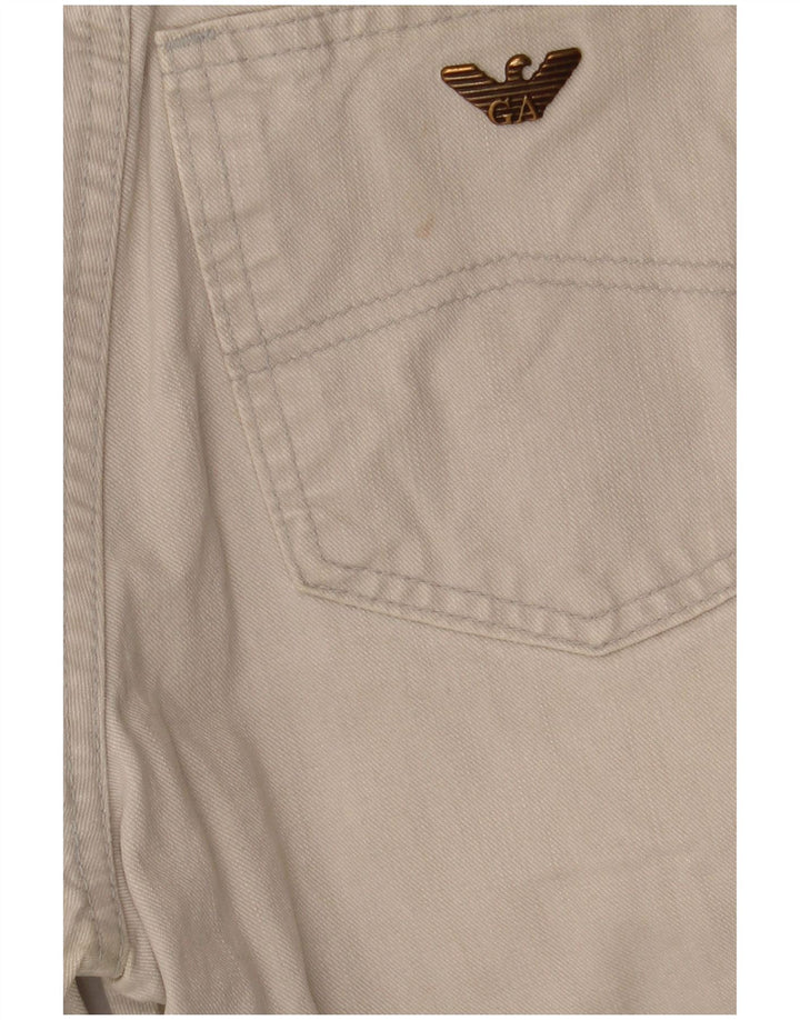 Blugi conici pentru femei Armani W27 L26 bumbac gri