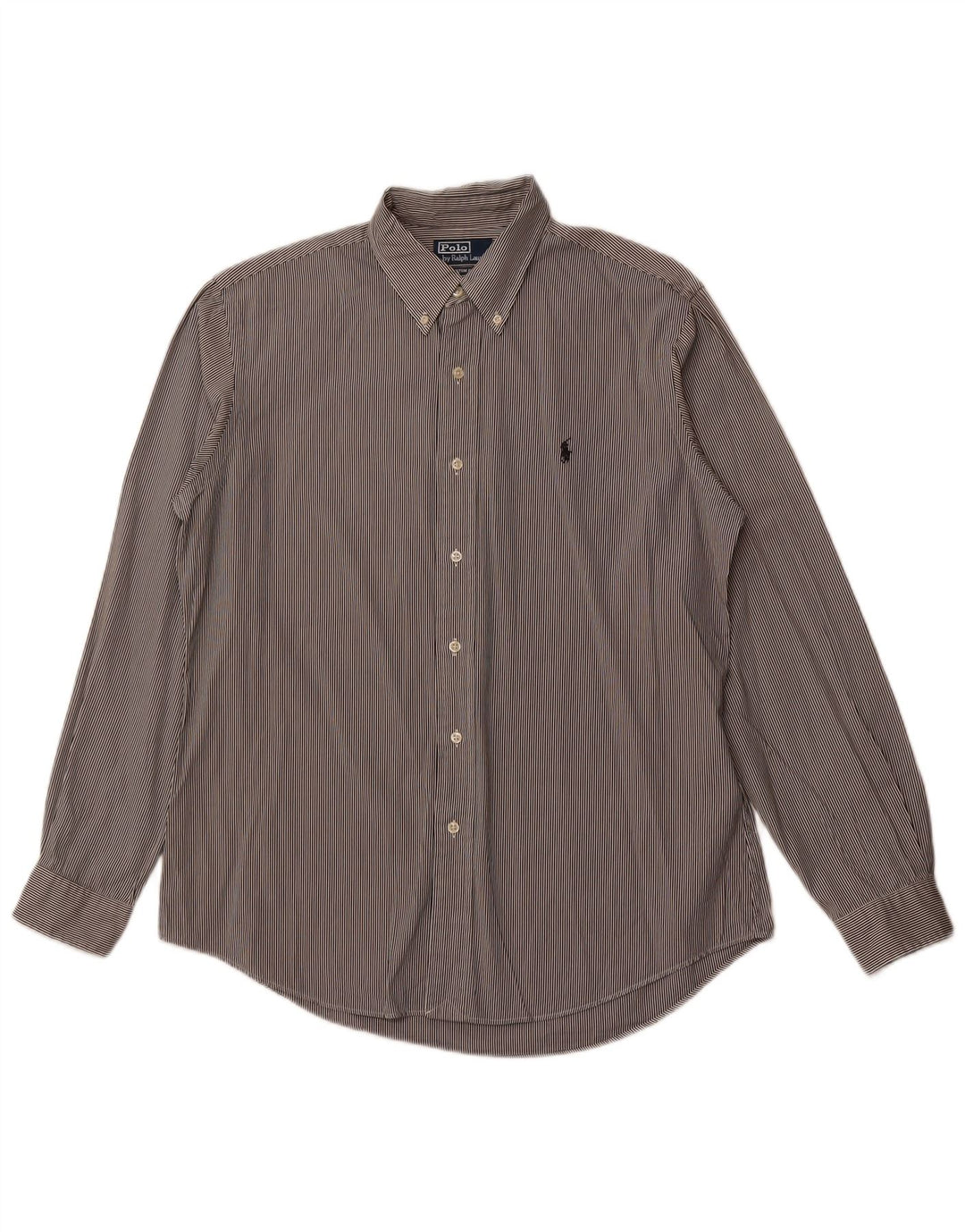 Cămașă personalizată pentru bărbați POLO RALPH LAUREN, bumbac mare cu dungi negre