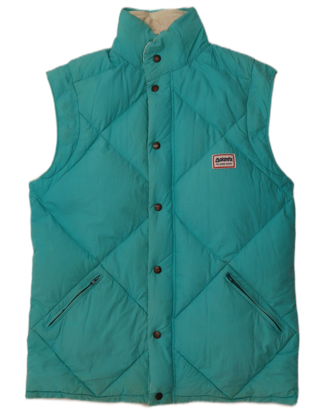 DOLOMITE Gilet matlasat reversibil pentru bărbați UK 40, mare, albastru, bumbac