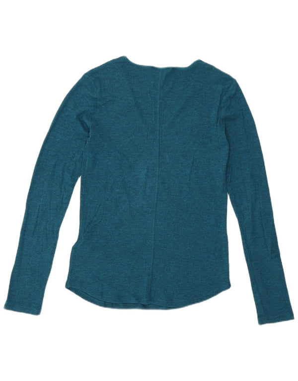 Top pentru femei Massimo Dutti cu mânecă lungă UK 12 Medium Blue Modal