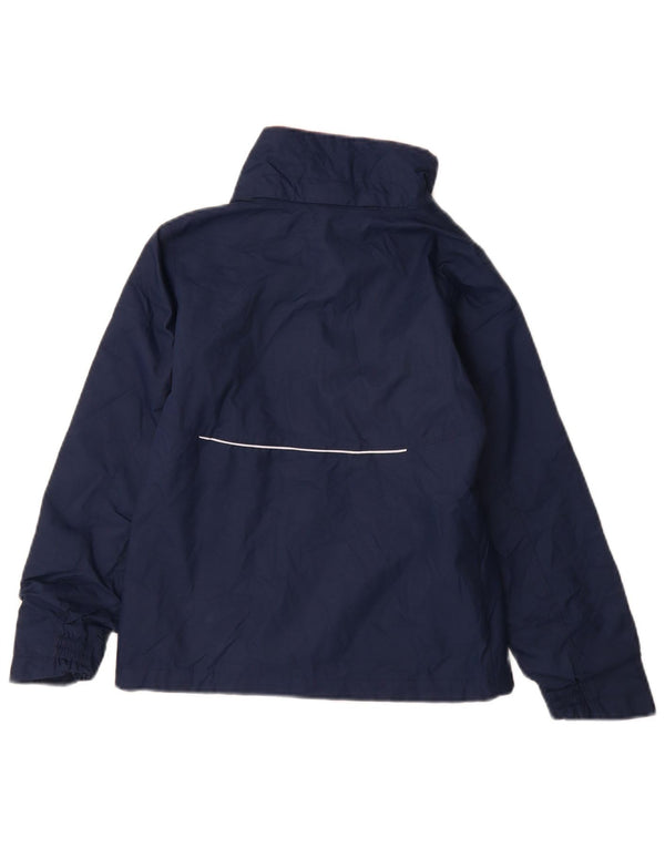 Jachetă Windbreaker pentru fete Columbia 9-10 ani, nailon mic, albastru bleumarin