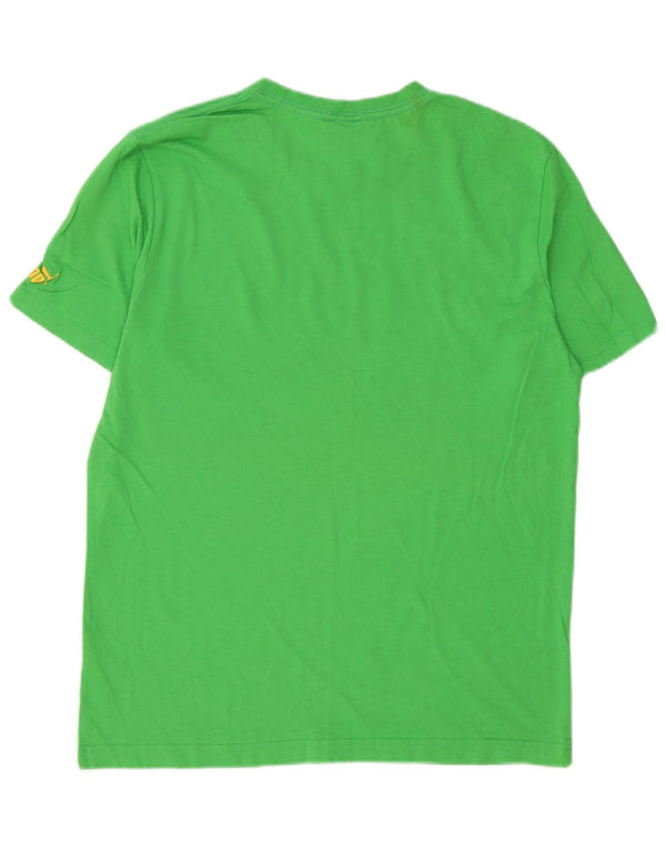 Tricou cu grafică Puma Usain Bolt pentru bărbați, bumbac verde mediu