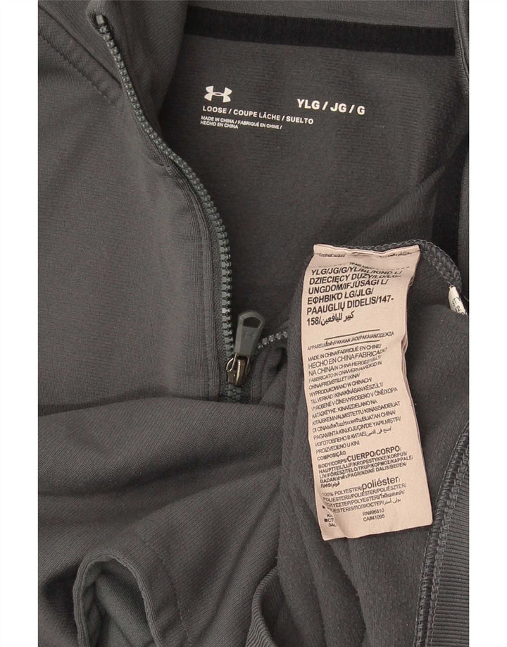 Jachetă de trening pentru băieți Under Armour 11-12 ani, mare, gri, color block