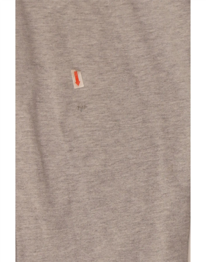 Pantaloni de trening Adidas pentru femei Joggeri din bumbac gri mediu