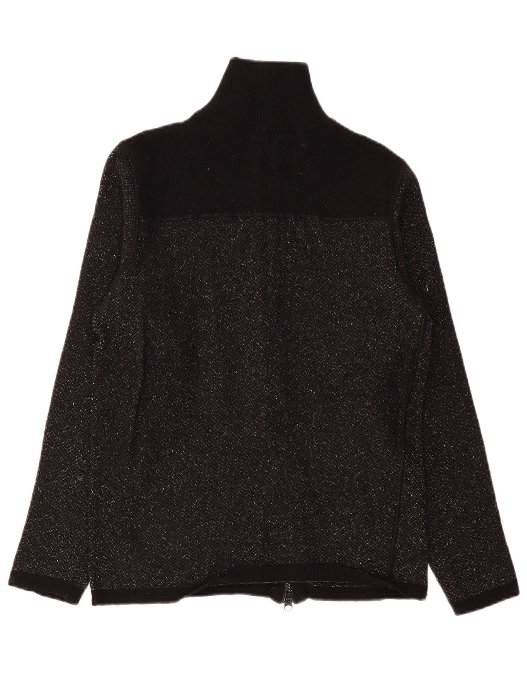 Pulover cardigan pentru femei Armani Jeans UK 10 Small Black Chevron