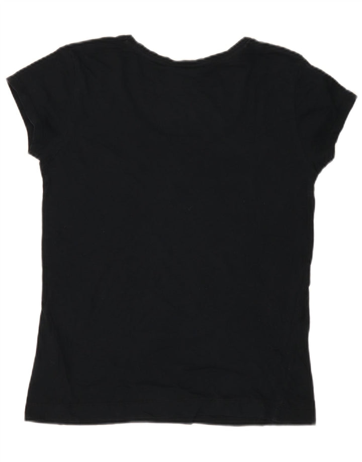 Tricou grafic pentru femei Lee Top UK 12 Medium Bleumarin Bumbac