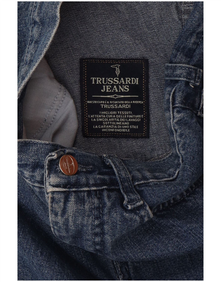 Fusta de blugi pentru femei Trussardi W26 Small Blue