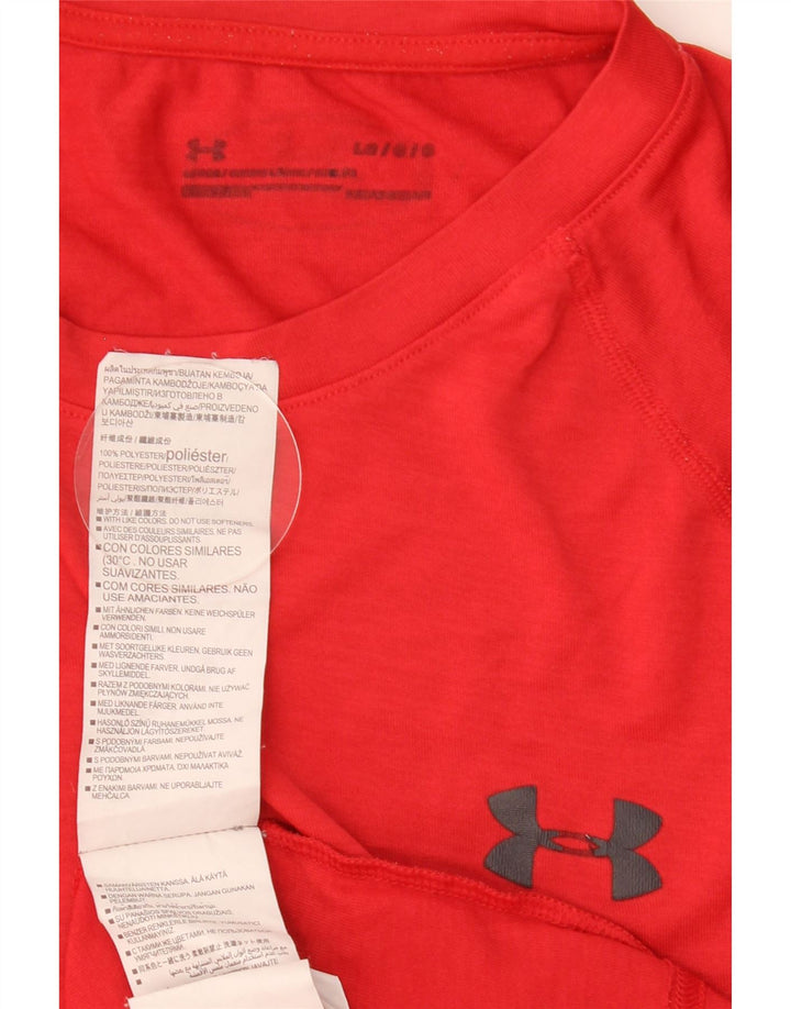 Tricou pentru bărbați UNDER ARMOUR Heat Gear Top mare poliester roșu