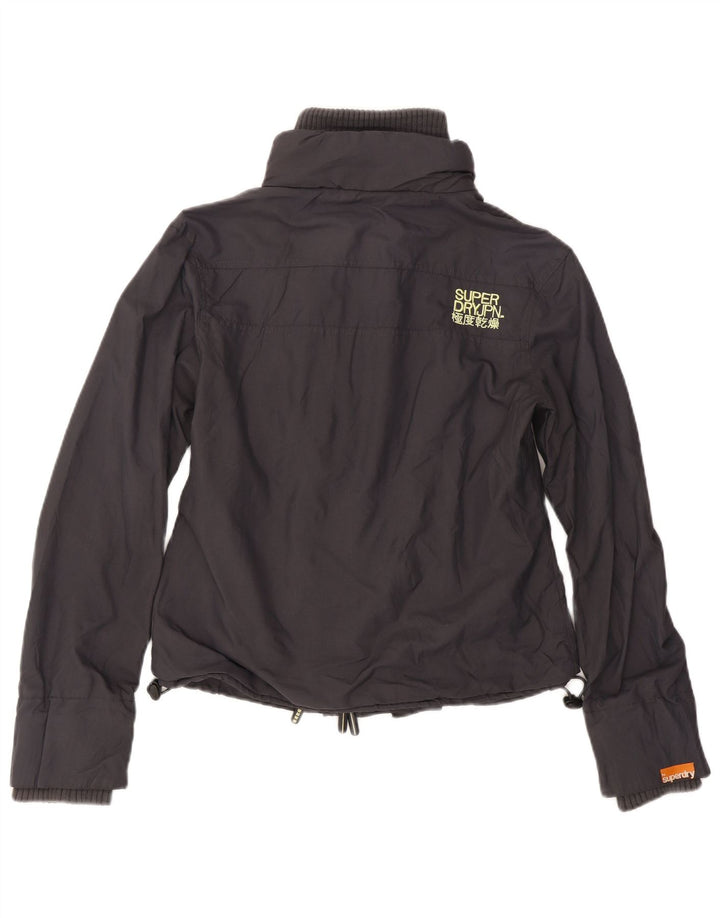 Jachetă de vânt pentru femei SUPERDRY UK 16 mare nailon gri