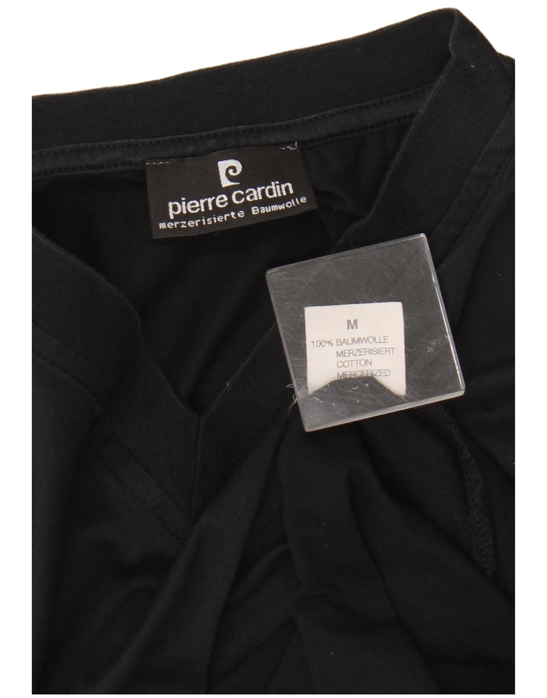 Pierre Cardin Tricou Bărbați Top Mediu Negru Bumbac