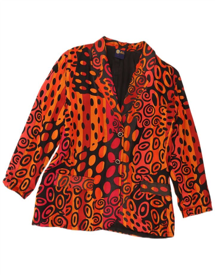 Jachetă Blazer pentru femei Your Sixth Sense cu 2 nasturi EU 40 Medium Negru Geometric