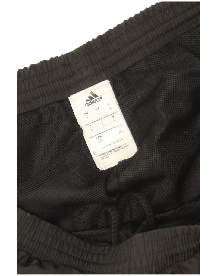 Pantaloni de trening Adidas pentru bărbați Joggeri mari, negru, poliester