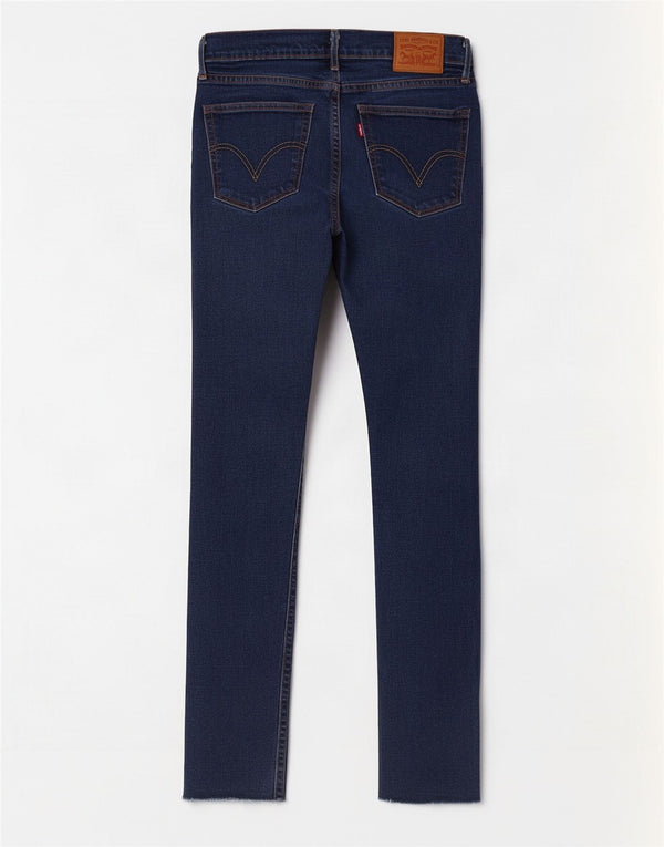 Blugi skinny pentru femei Levi's W28 L29 bumbac bleumarin