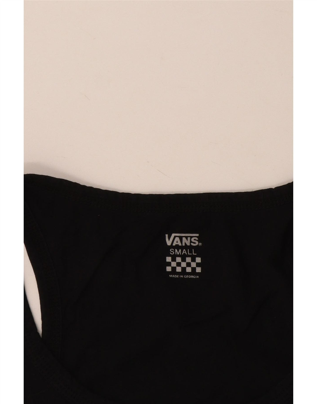 Top cu vestă grafică pentru femei Vans UK 10 Small Black