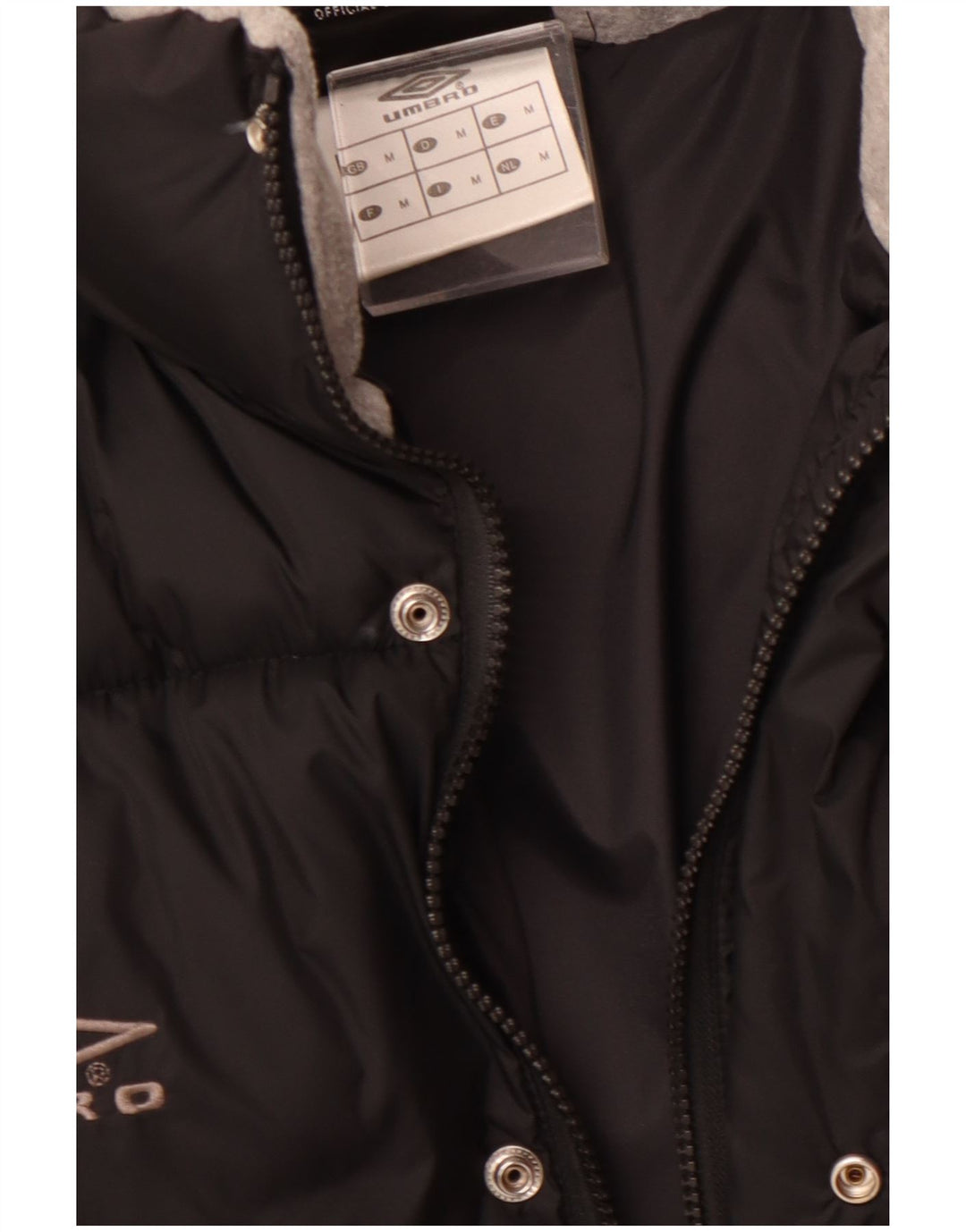 Jachetă căptușită pentru bărbați Umbro UK 38 Medium Black Nylon