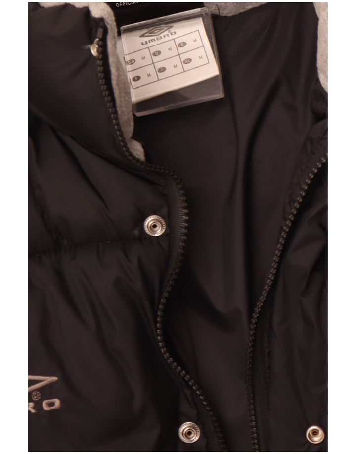Jachetă căptușită pentru bărbați Umbro UK 38 Medium Black Nylon