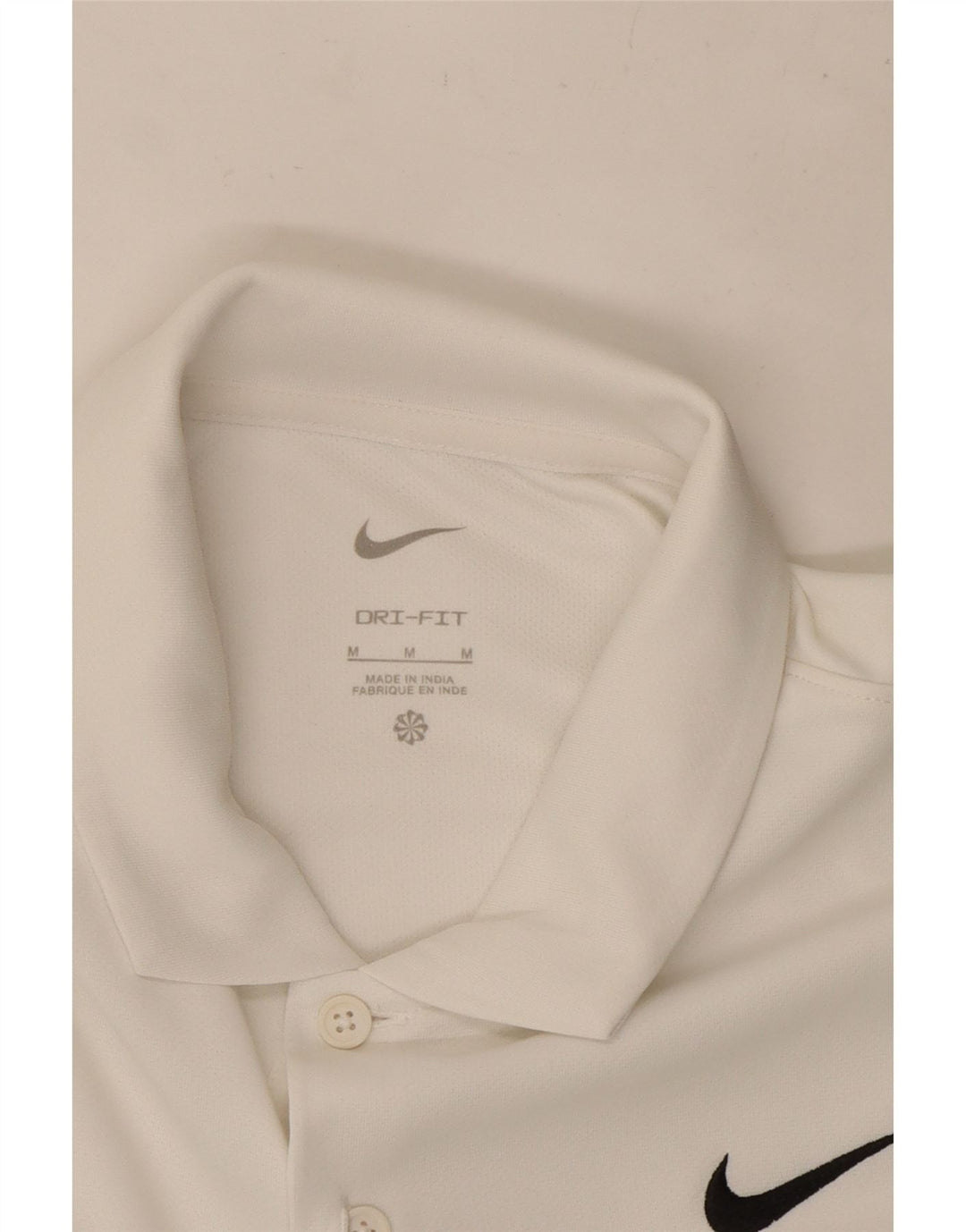 Tricou polo Nike Dri Fit pentru bărbați, alb mediu
