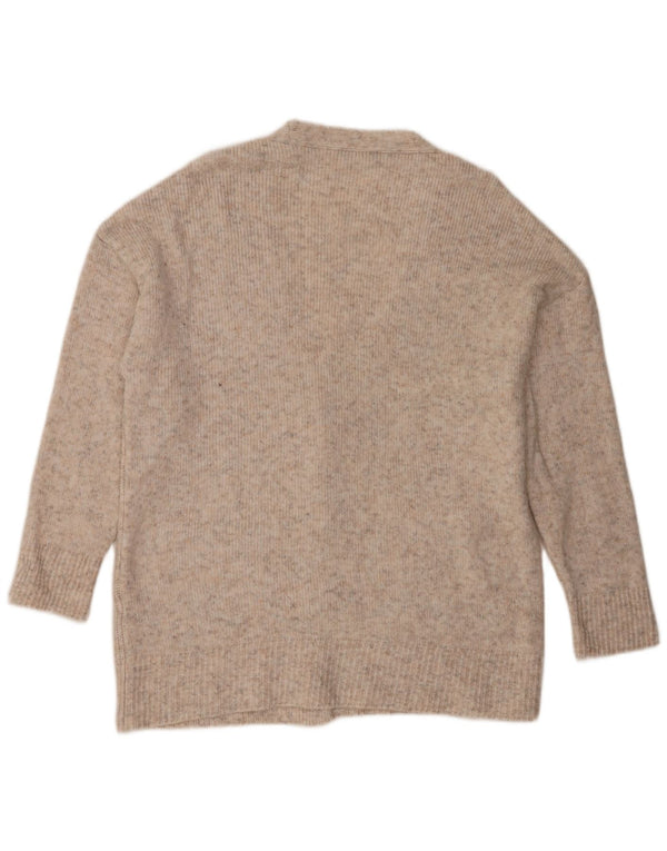 Pulover cardigan supradimensionat pentru femei Marks & Spencer UK 16 mare bej