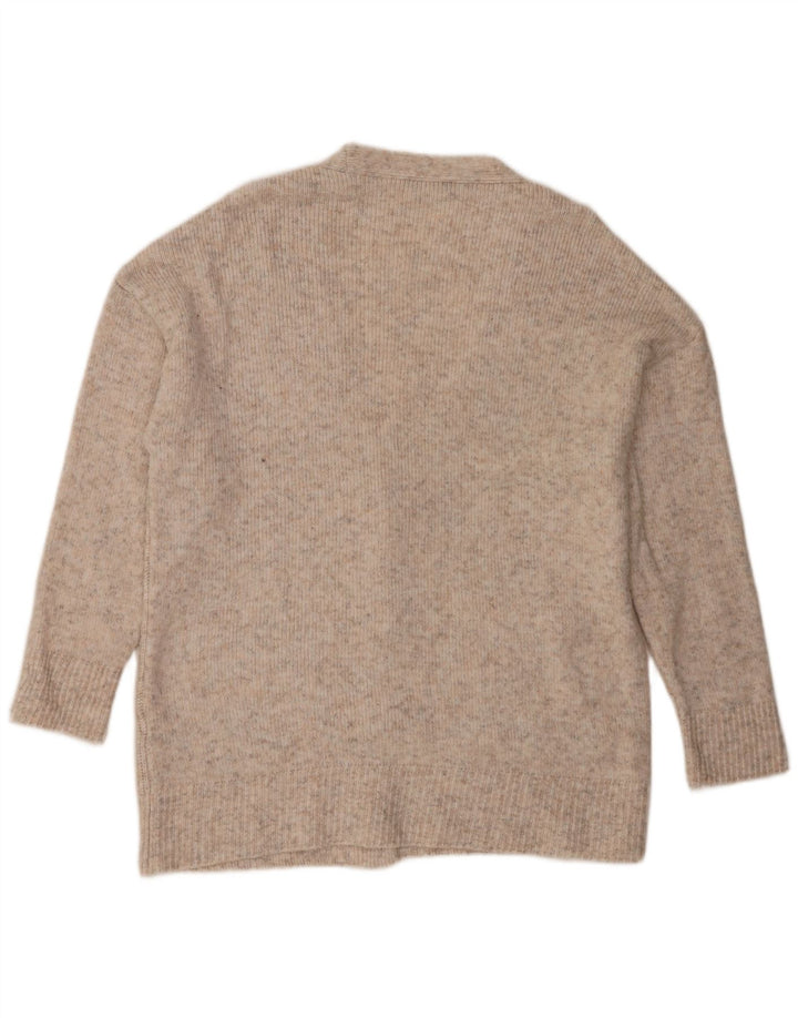 Pulover cardigan supradimensionat pentru femei Marks & Spencer UK 16 mare bej