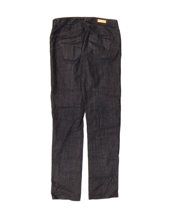 TRUSSARDI Womens Slim Jeans W26 L31 Navy Blue Cotton Vintage Trussardi and Second-Hand Trussardi from Messina Hembry 