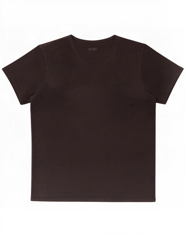 Tricou pentru bărbați Hugo Boss Top mare din bumbac negru