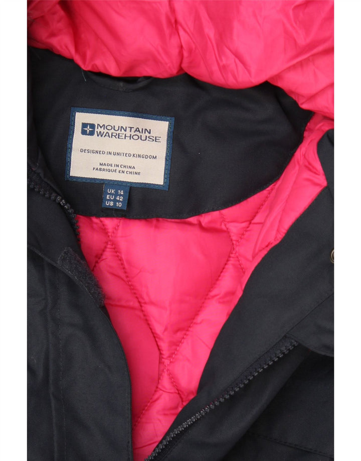 Jachetă parka cu glugă pentru femei MOUNTAIN WAREHOUSE UK 14 mare bleumarin