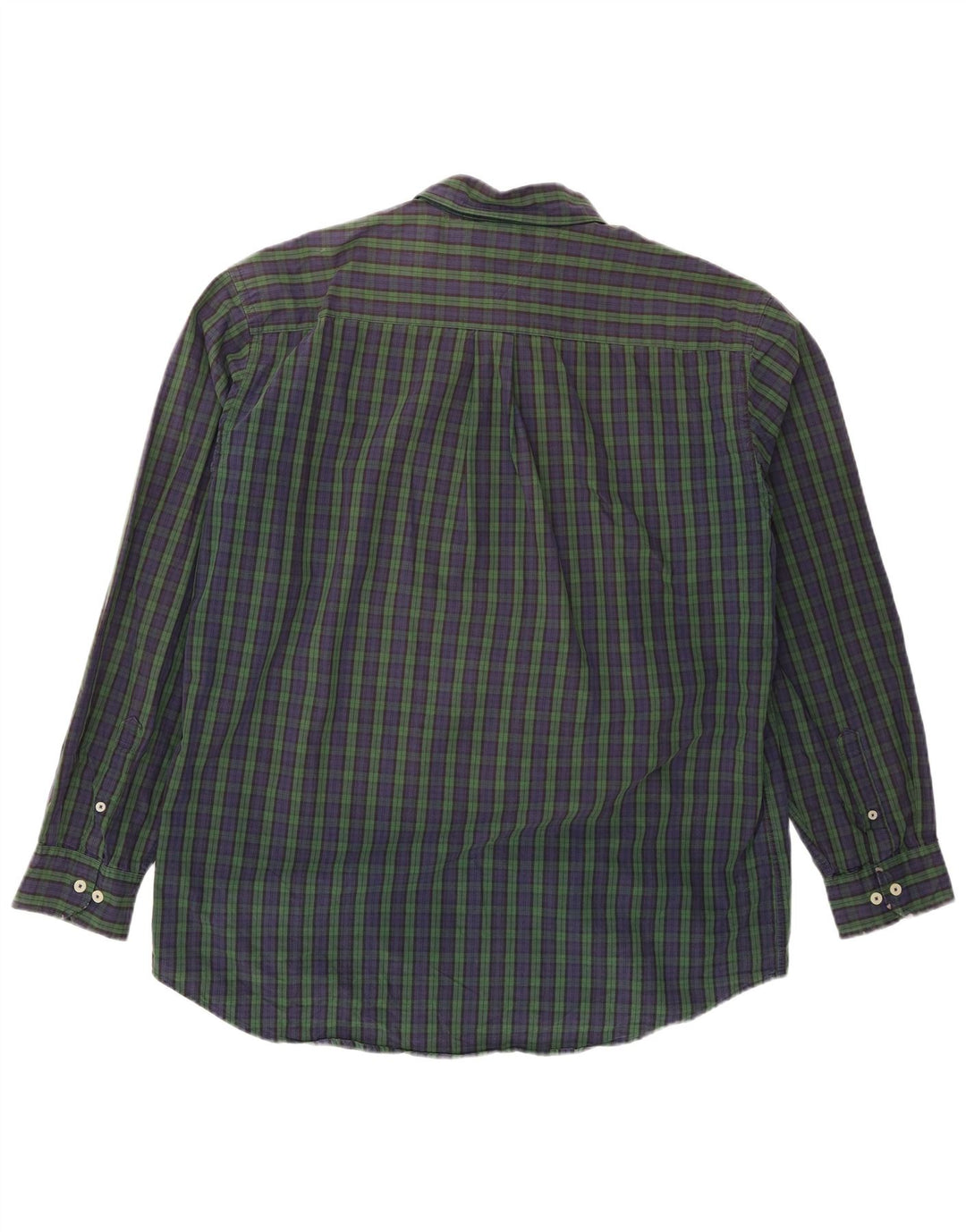 Cămașă pentru bărbați Tommy Hilfiger XL, bumbac cu carouri bleumarin