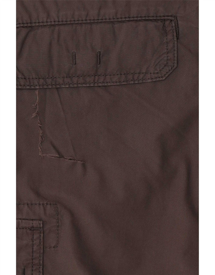 Napapijri Mens Regular Cargo Shorts Medium W32 Brown Bumbac